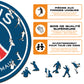 Logo Paris Saint-Germain® - Puzzle en Bois