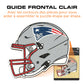 Casque New England Patriots™ - Puzzle en Bois
