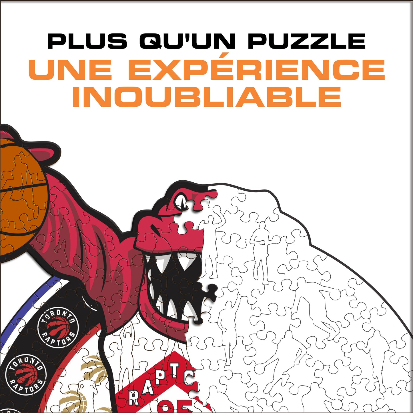 Mascotte Toronto Raptors™ - Puzzle en Bois