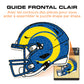 Casque Los Angeles Rams™ - Puzzle en Bois