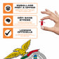 3 PACK SL Benfica® Logo + Eusebio + Estádio