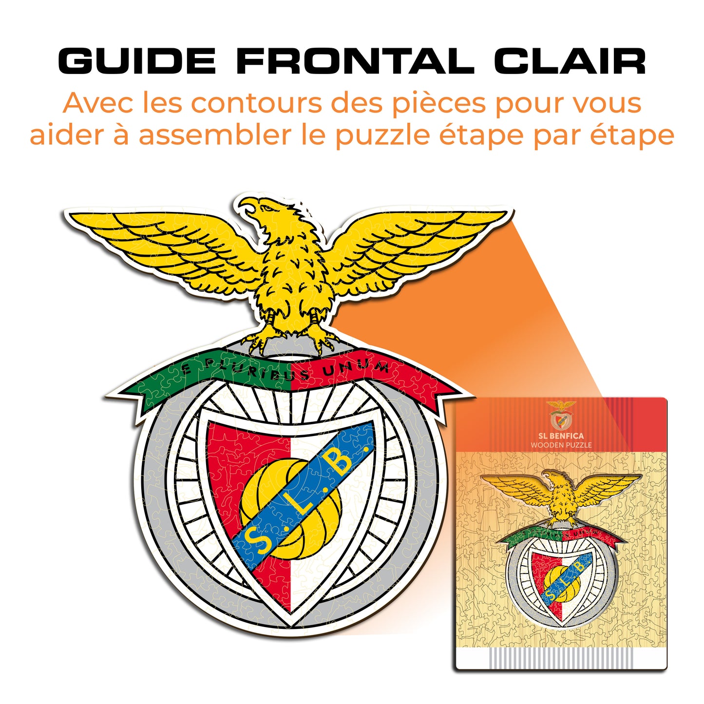 Logo SL Benfica® - Puzzle en Bois