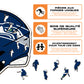 Casque Seattle Seahawks™ - Puzzle en Bois
