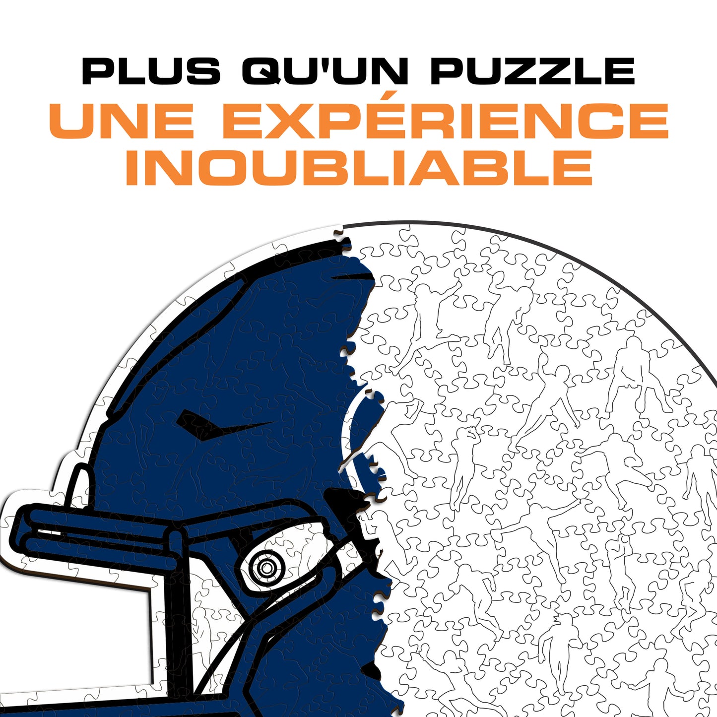 Casque Seattle Seahawks™ - Puzzle en Bois