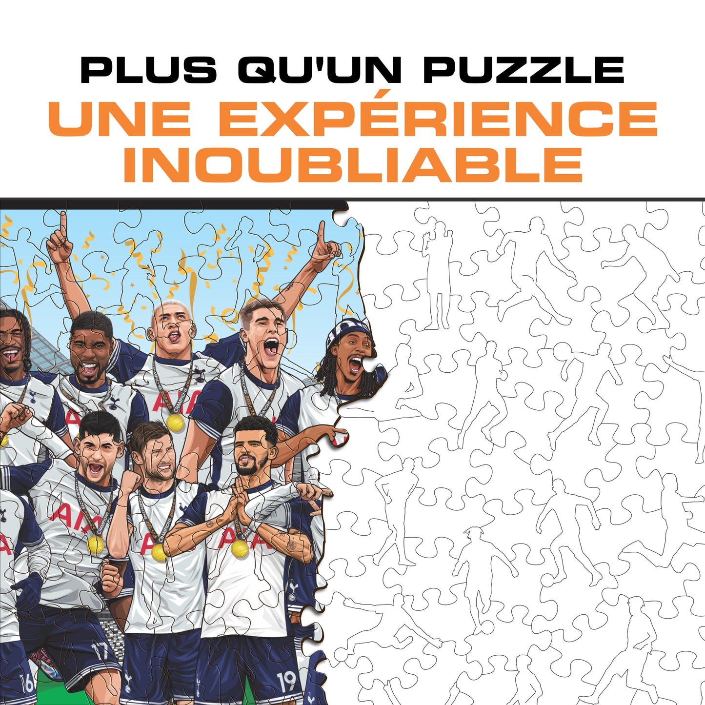 Tottenham Hotspur FC® "Vainqueurs de la Europa League" – Puzzle en bois