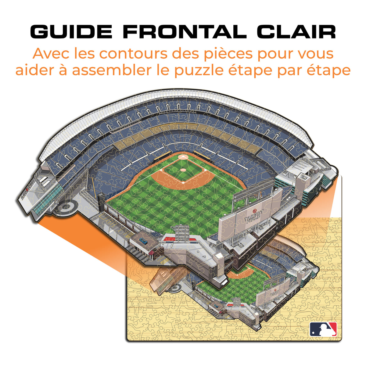 Target Field Minnesota Twins™ Puzzle en Bois