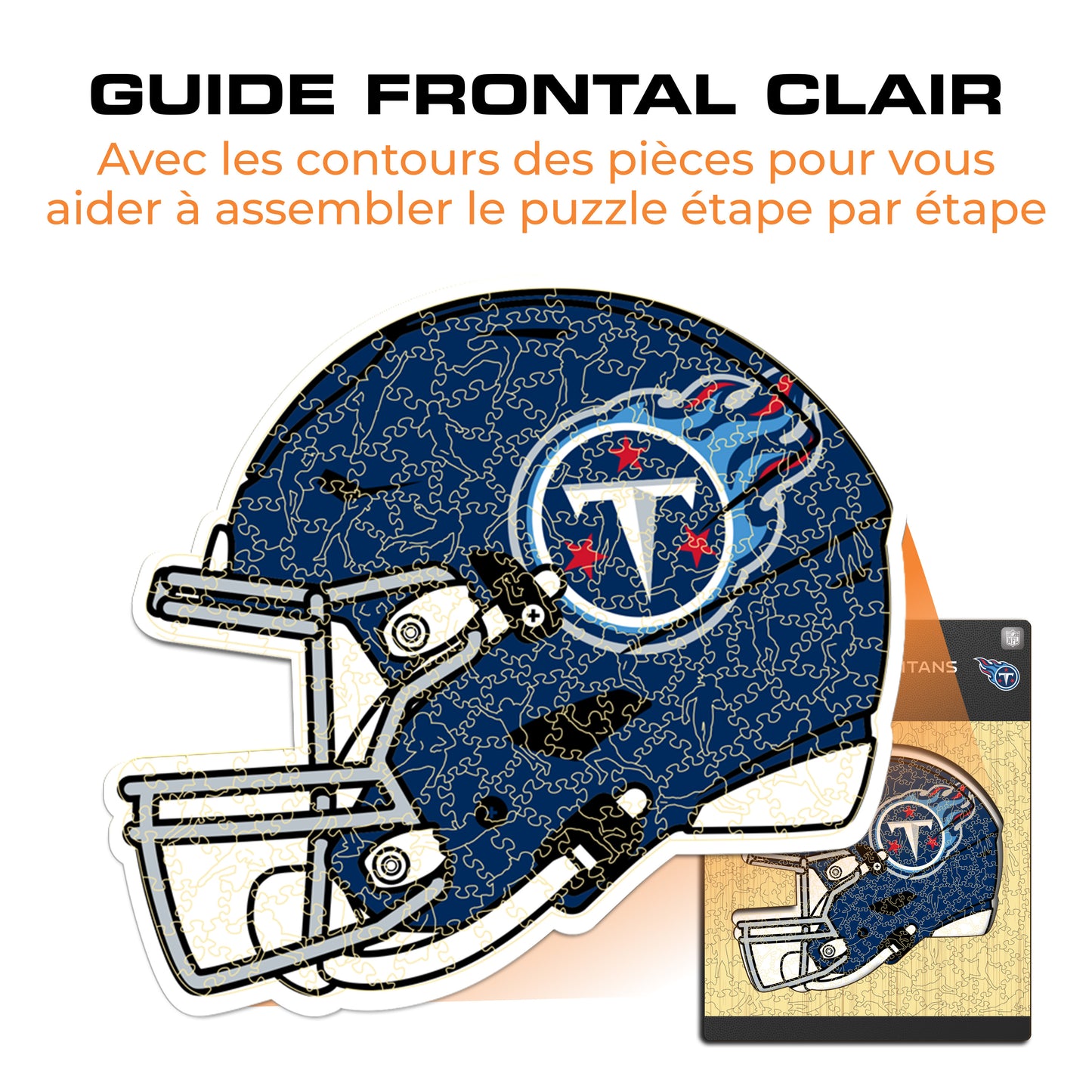 Casque Tennessee Titans™ - Puzzle en Bois