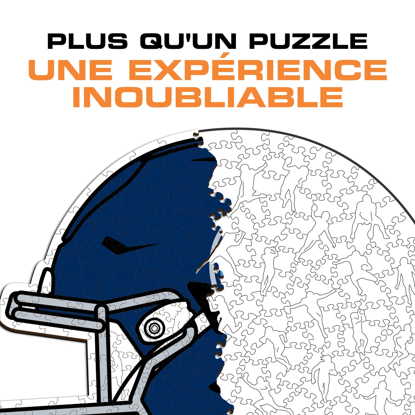 Casque Tennessee Titans™ - Puzzle en Bois