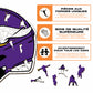 Casque Minnesota Vikings™ - Puzzle en Bois