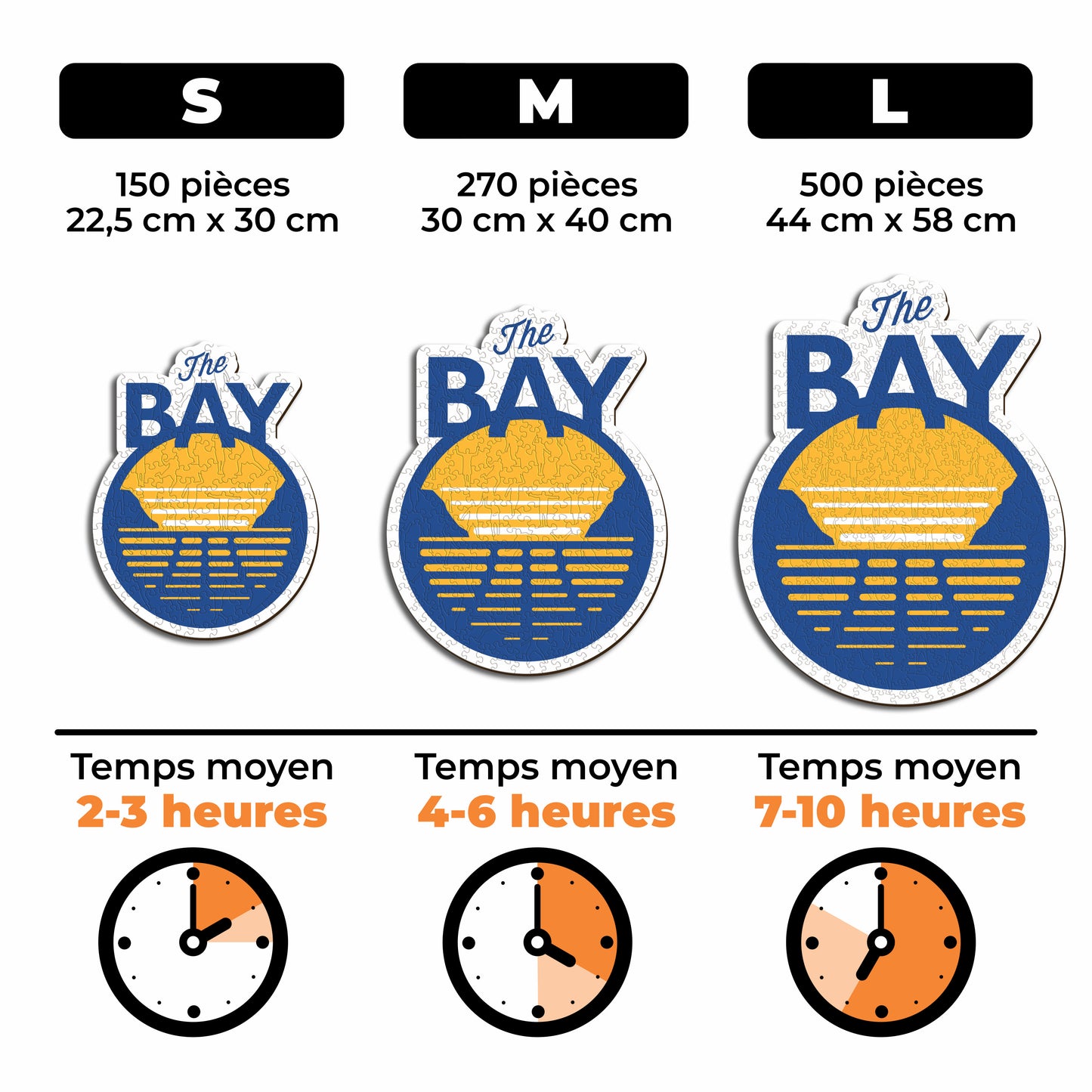 Golden State Warriors™ - Puzzle en Bois
