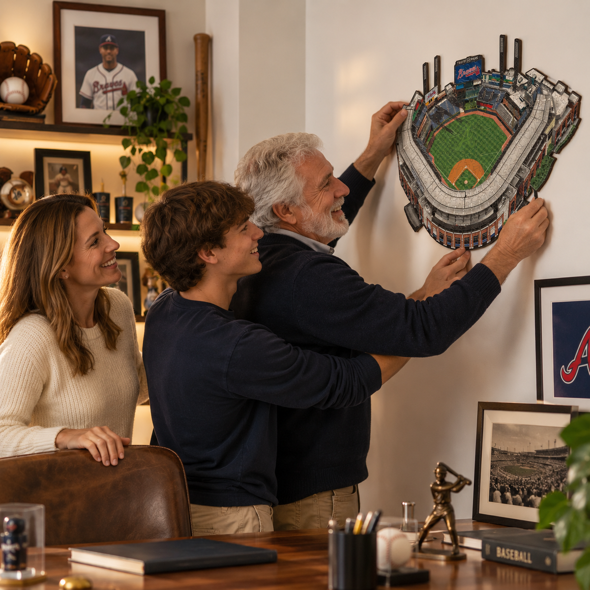Truist Park Atlanta Braves™ Puzzle en Bois