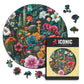 Fleurs Enchantées - Puzzle en Bois
