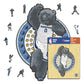 Mascotte Memphis Grizzlies™ - Puzzle en Bois