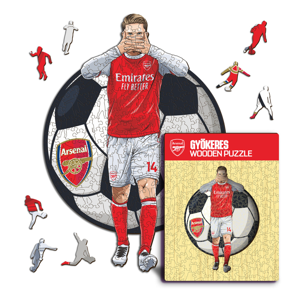 Viktor Gyökeres Puzzle en Bois