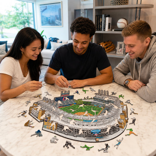 Progressive Field Cleveland Guardians™ Puzzle en Bois