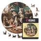 Chatons Joueurs - Puzzle en Bois