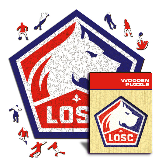 Logo LOSC Lille® - Puzzle en Bois