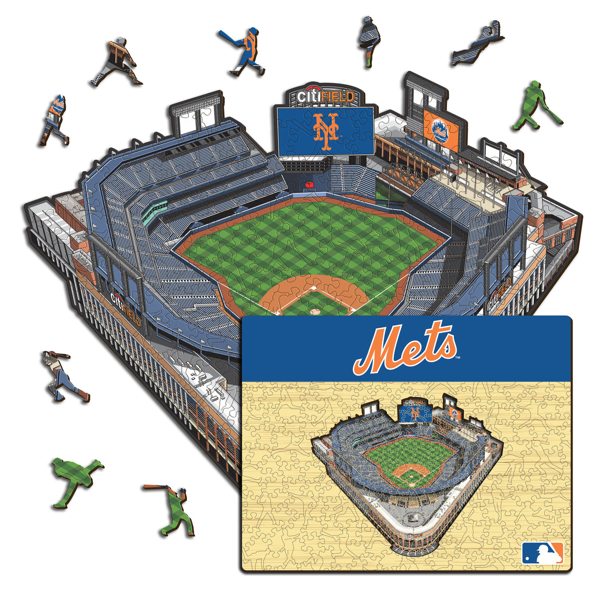 Citi Field New York Mets™ Puzzle en Bois