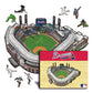 Truist Park Atlanta Braves™ Puzzle en Bois