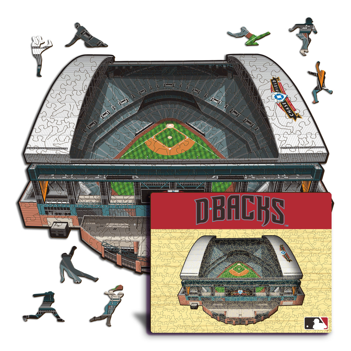 Chase Field Arizona Diamondbacks™ Puzzle en Bois