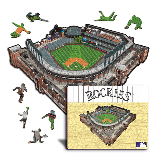 Coors Field Colorado Rockies™ Puzzle en Bois