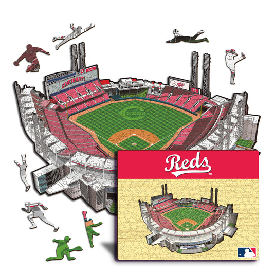 Great American Ball Park Cincinnati Reds™ Puzzle en Bois
