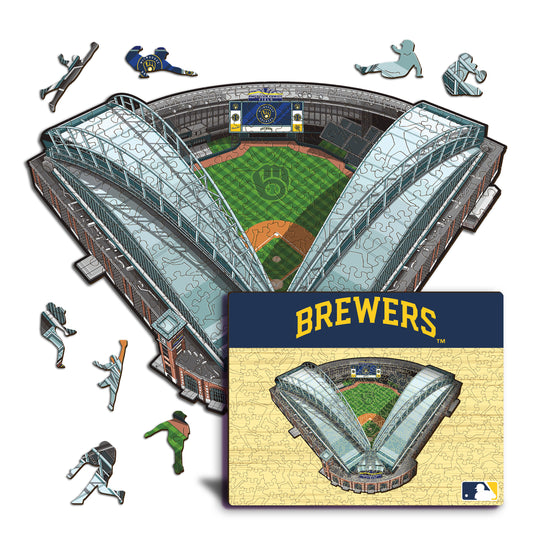 American Family Field Milwaukee Brewers™ Puzzle en Bois