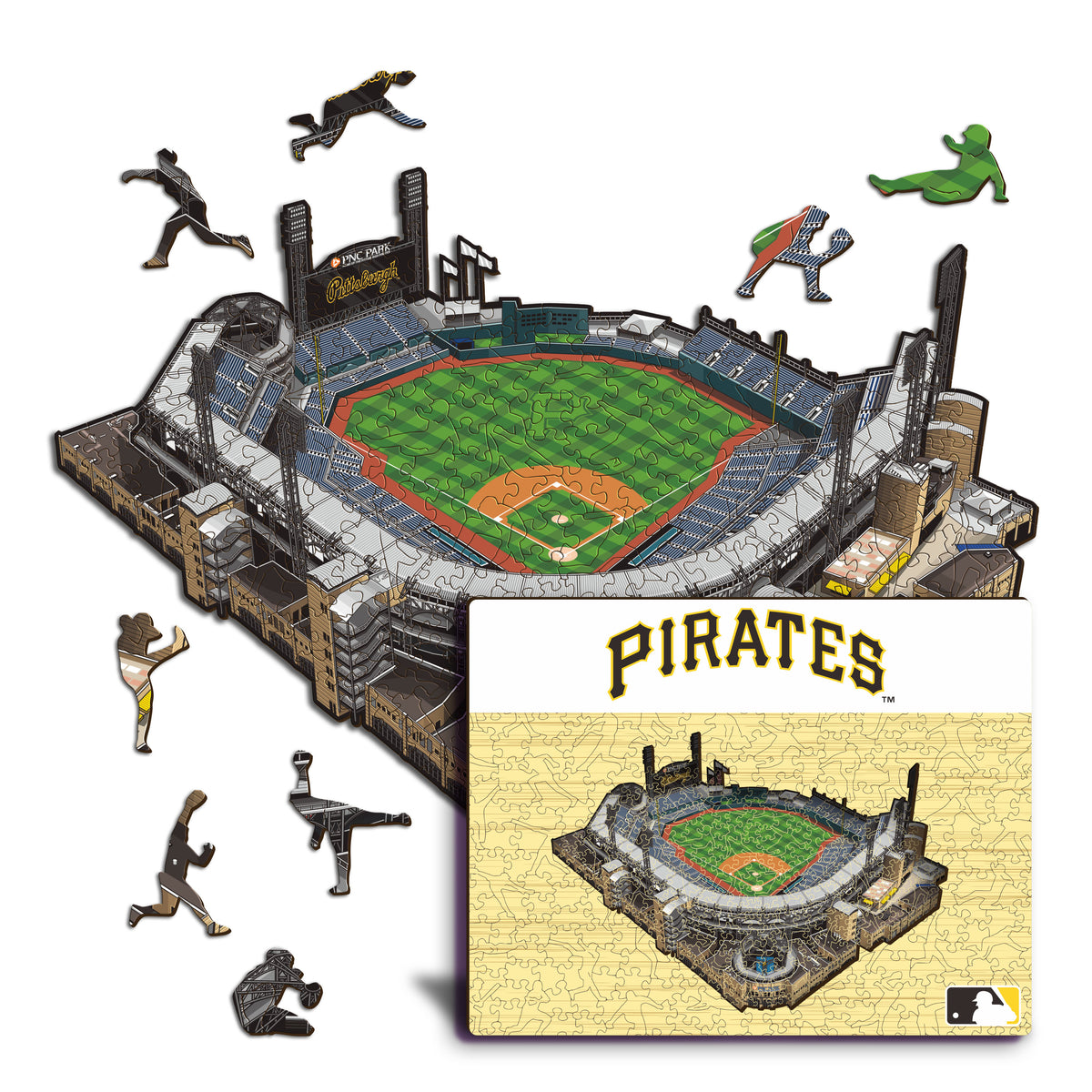 PNC Park Pittsburgh Pirates™ Puzzle en Bois