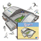 Globe Life Field Texas Rangers™ Puzzle en Bois
