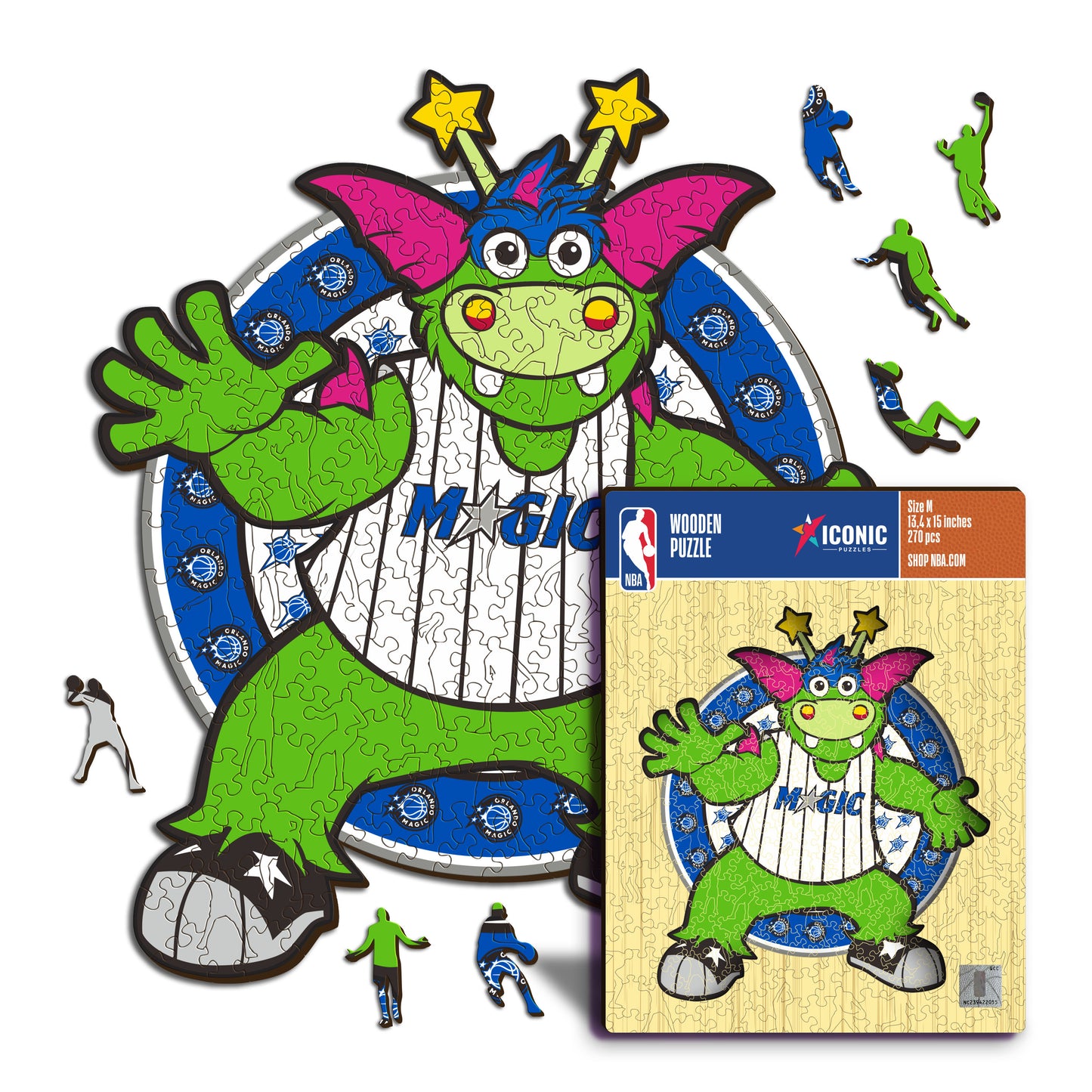 Mascotte Orlando Magic™ - Puzzle en Bois