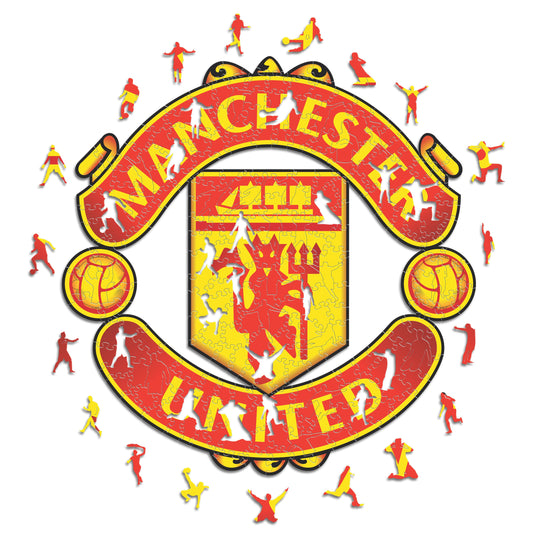 Manchester United FC® Logo - Puzzle Officiel en Bois