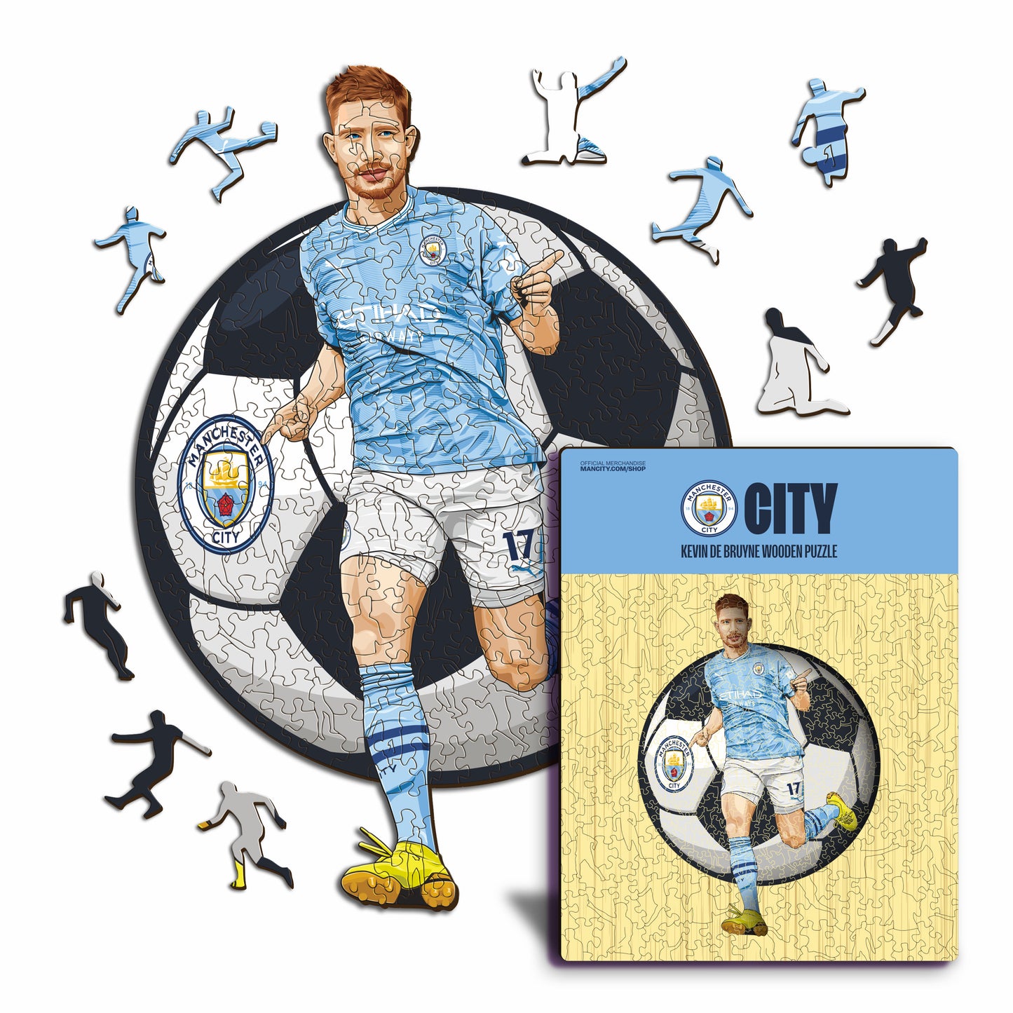 Kevin De Bruyne - Puzzle en Bois