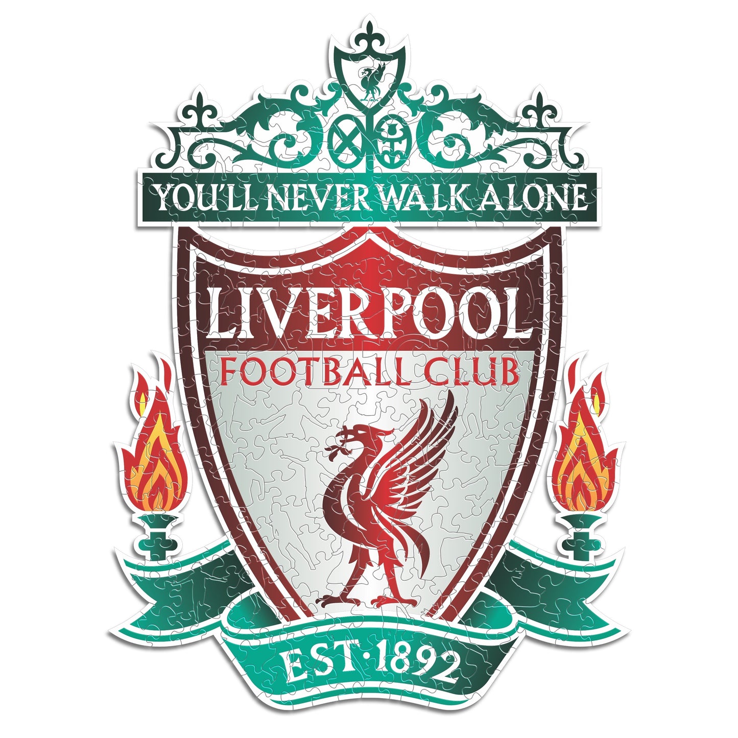 Logo Liverpool FC® - Puzzle Officiel en Bois