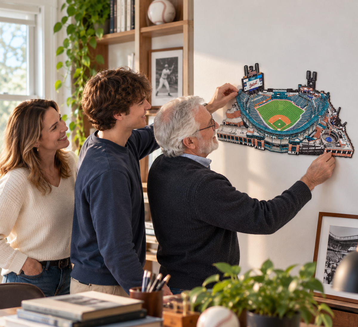 Comerica Park Detroit Tigers™ Puzzle en Bois