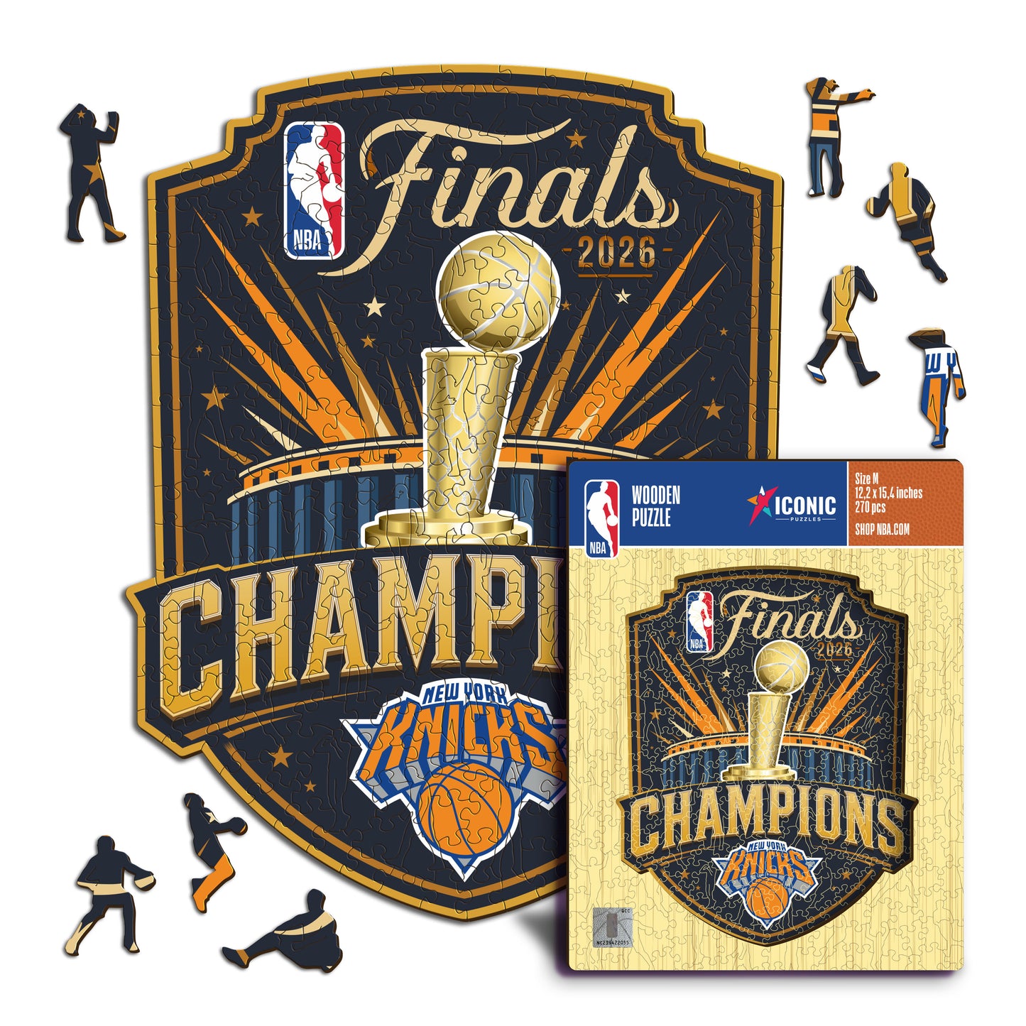 Champions New York Knicks™ NBA 2026 - Puzzle en Bois