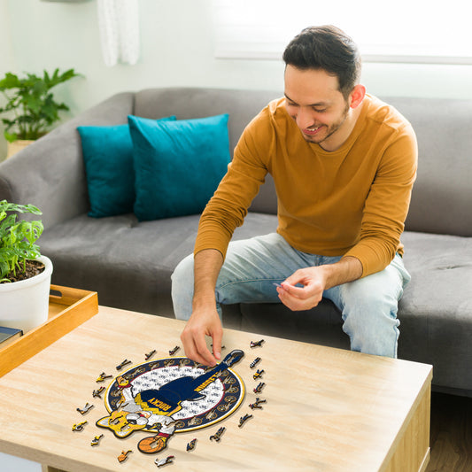 Denver Nuggets™ Mascotte - Puzzle en Bois