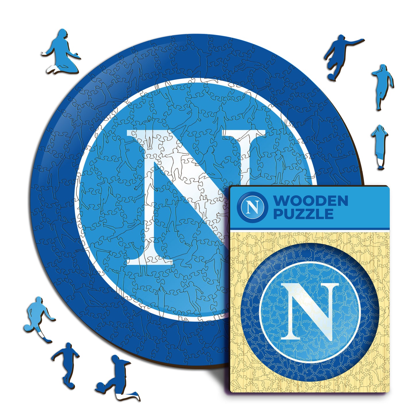 Logo SSC Napoli® - Puzzle en Bois