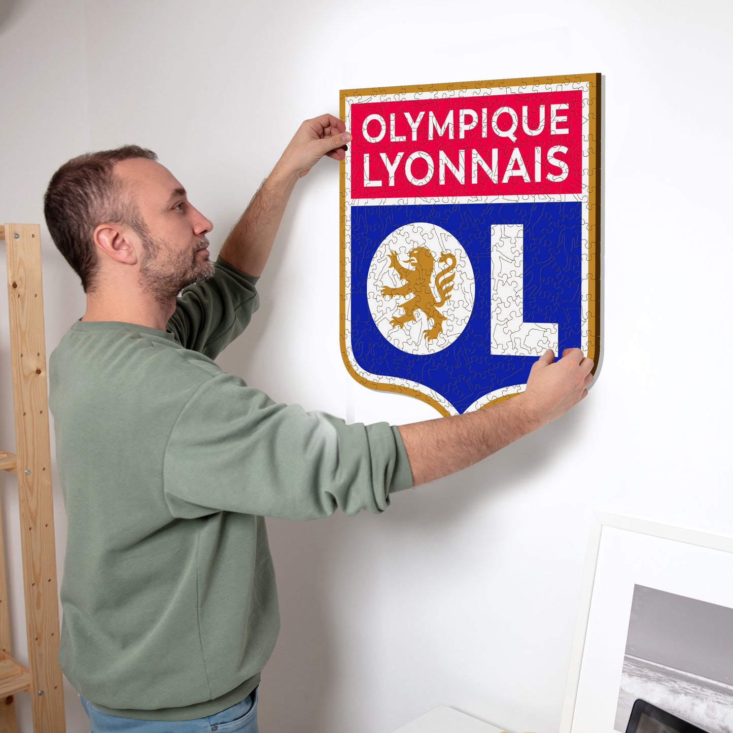 Logo Olympique Lyonnais® - Puzzle en Bois