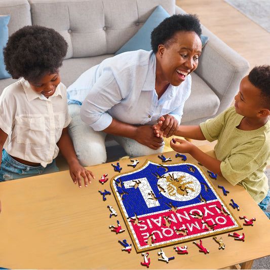 Logo Olympique Lyonnais® - Puzzle en Bois