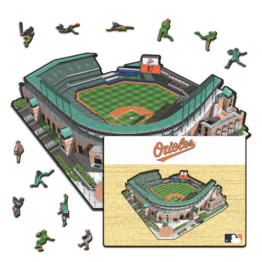 Oriole Park at Camden Yards Baltimore Orioles™ Puzzle en Bois