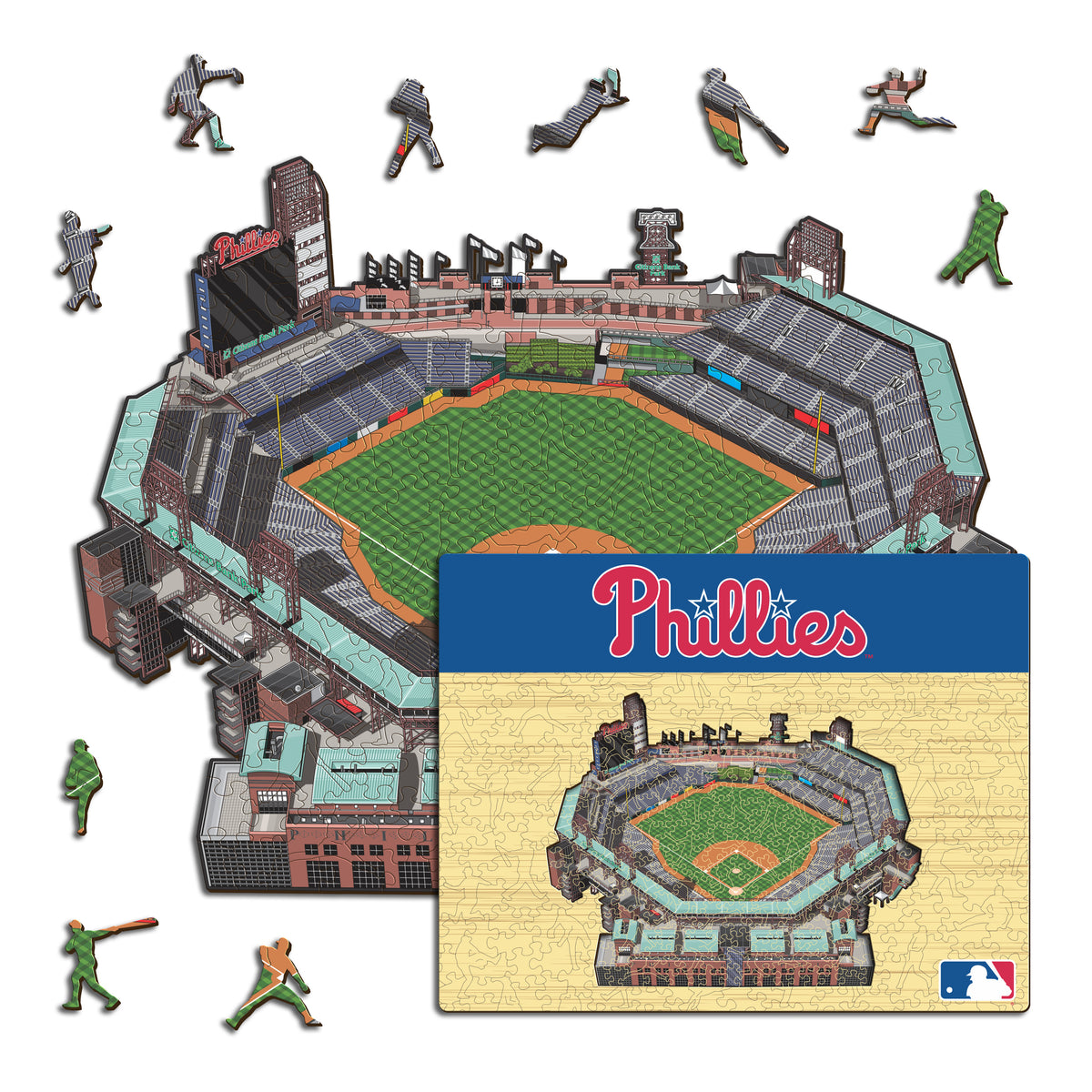 Citizens Bank Park Philadelphia Phillies™ Puzzle en Bois