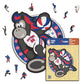 Mascotte Detroit Pistons™ - Puzzle en Bois