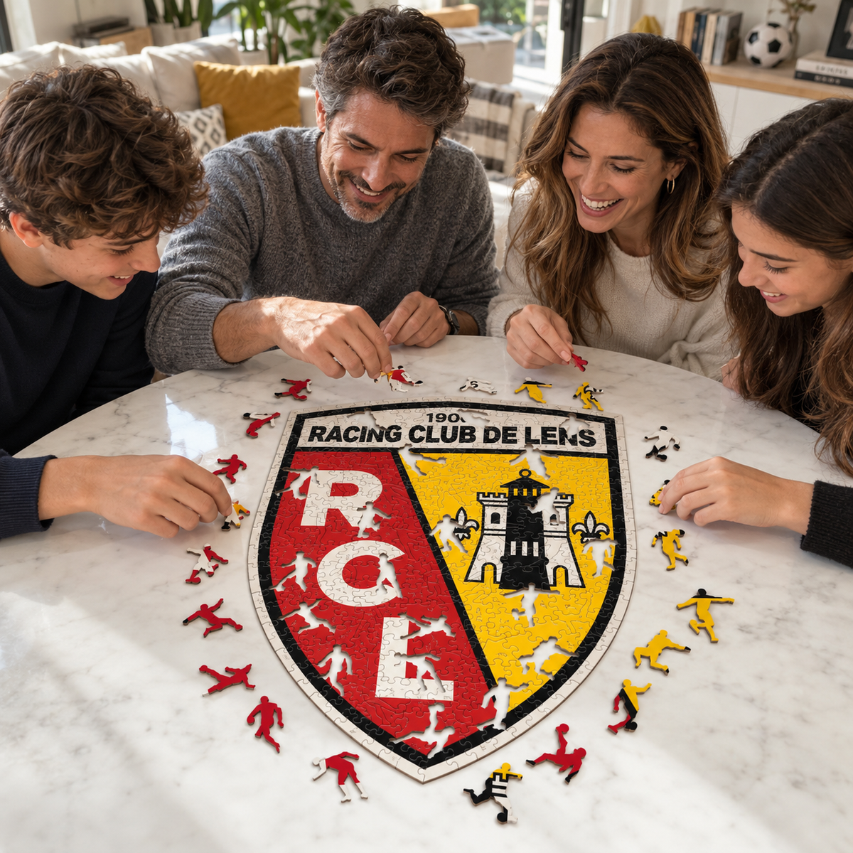Logo RC Lens® Puzzle en Bois