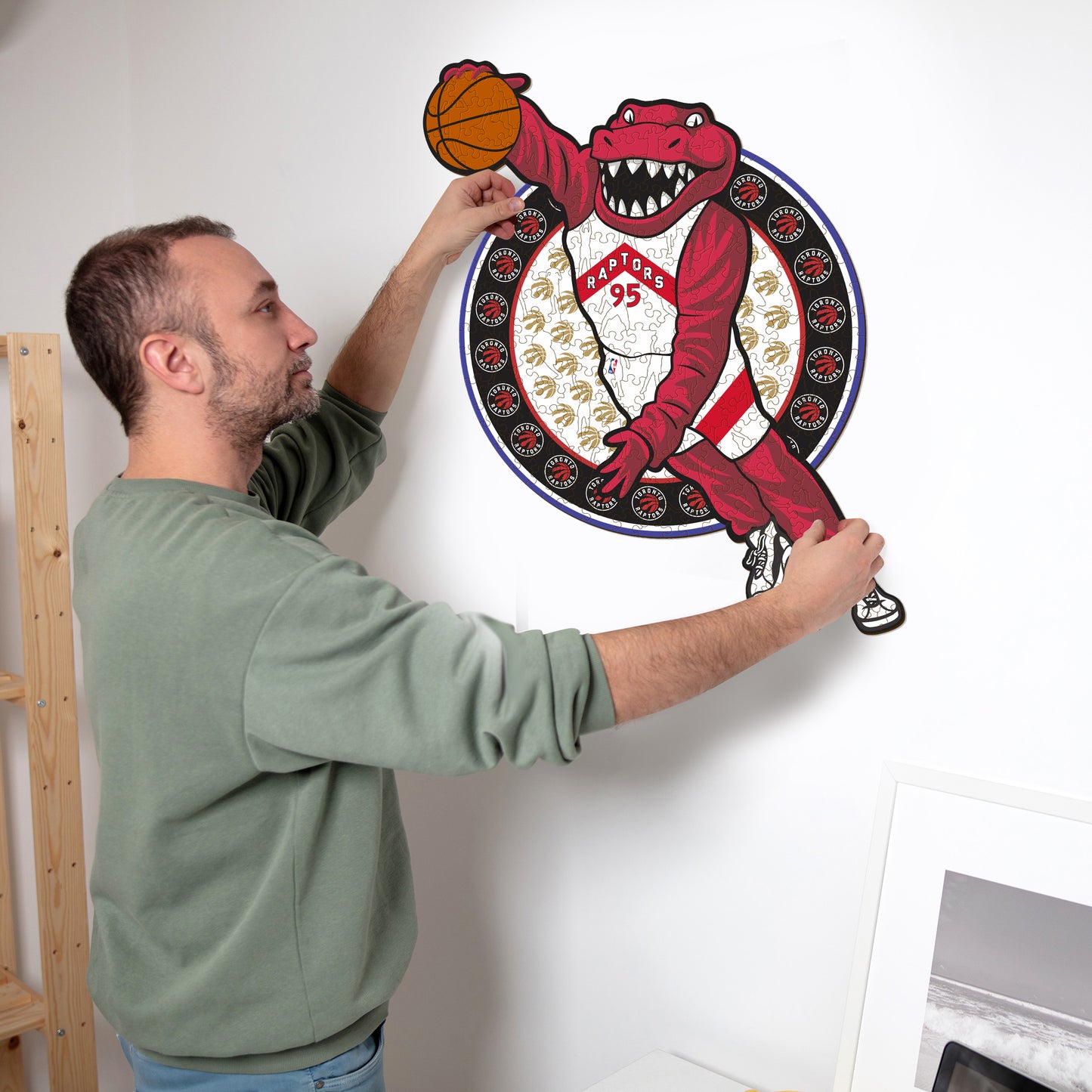 Mascotte Toronto Raptors™ - Puzzle en Bois