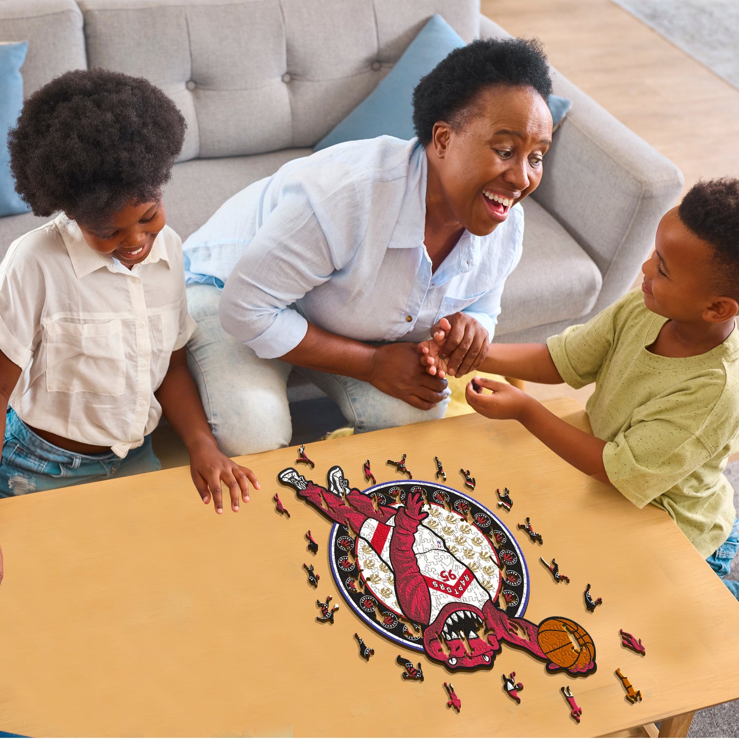 Mascotte Toronto Raptors™ - Puzzle en Bois