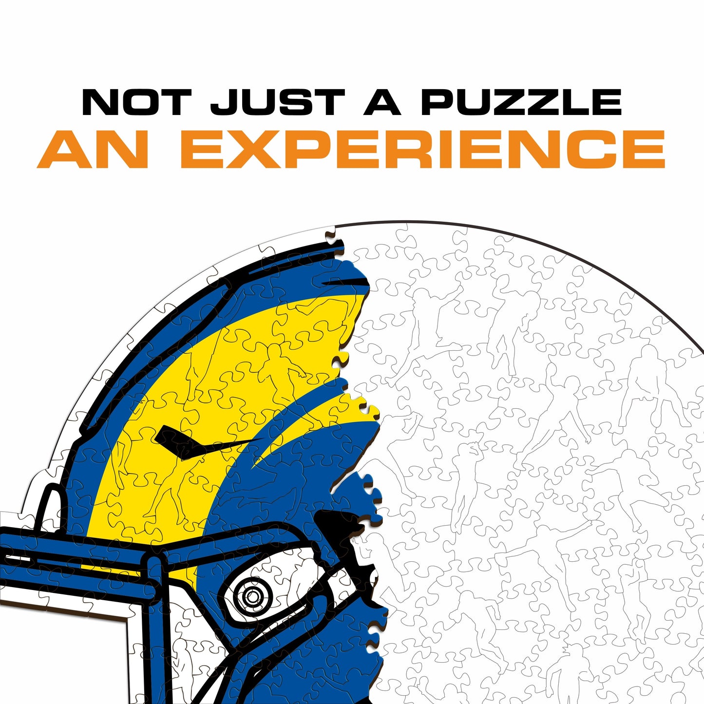 Casque Los Angeles Rams™ - Puzzle en Bois