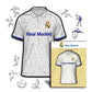 3 PACK Real Madrid CF® Logo + Équipe + Maillot