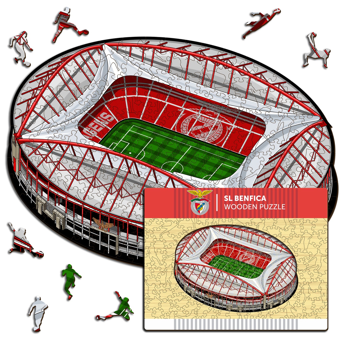 2 PACK SL Benfica® Logo + Estádio