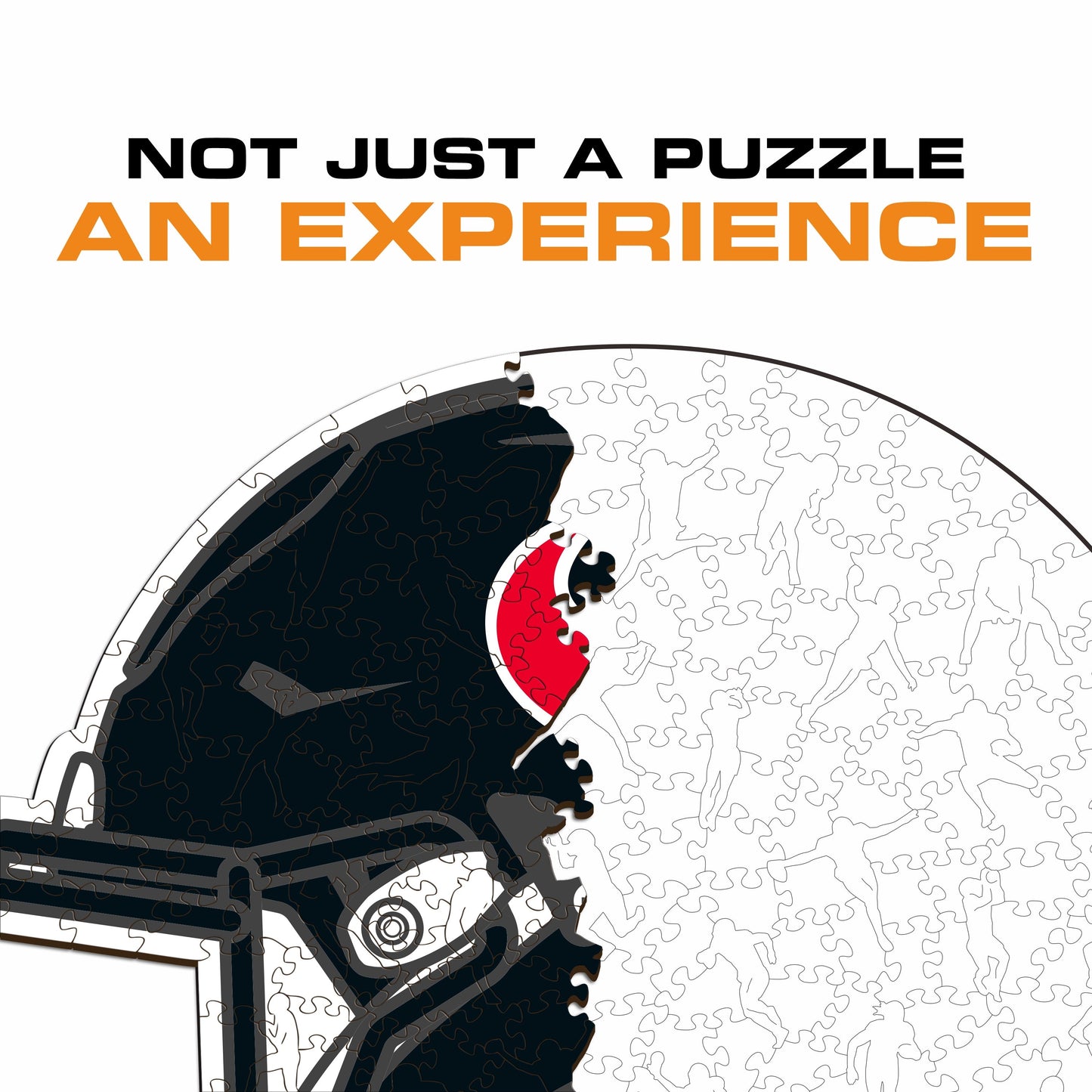 Casque Houston Texans™ - Puzzle en Bois