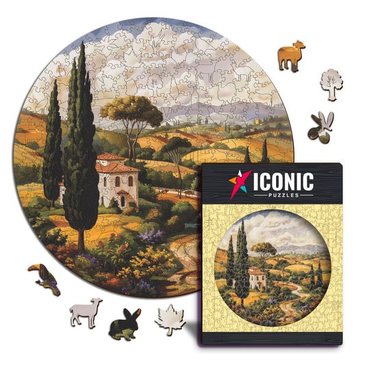 Toscane - Puzzle en Bois